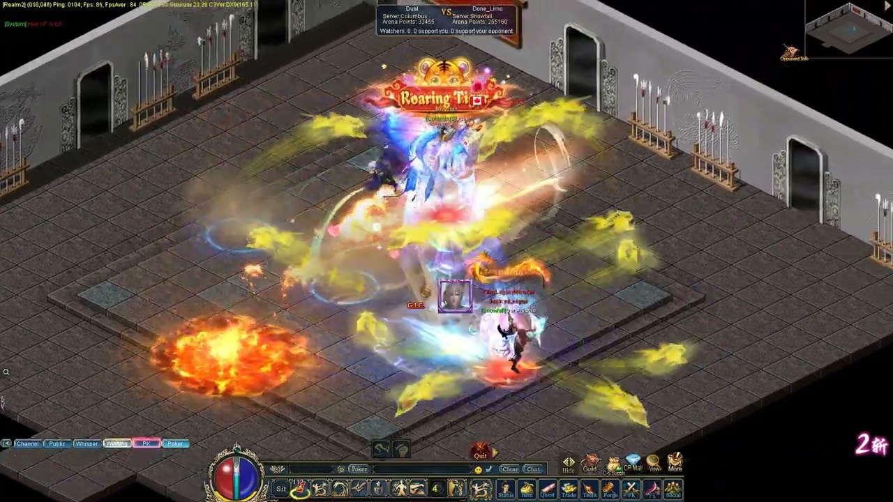 Conquer Online- Arena as 60k Attack Dragon Warrior!