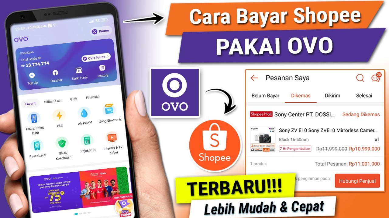 ✅ TERBARU! Cara BAYAR Shopee Lewat OVO‼️ Bayar Belanja di Shopee Pakai OVO