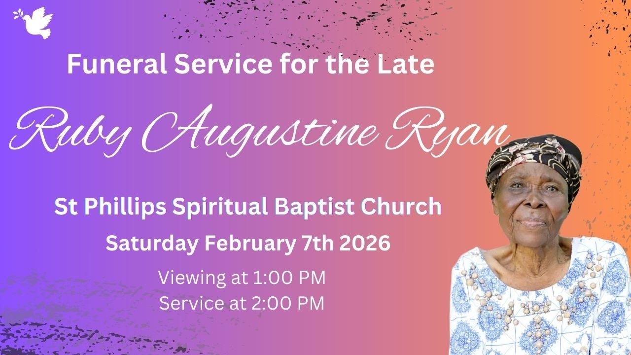 Ruby Augustine Ryan - Funeral Service