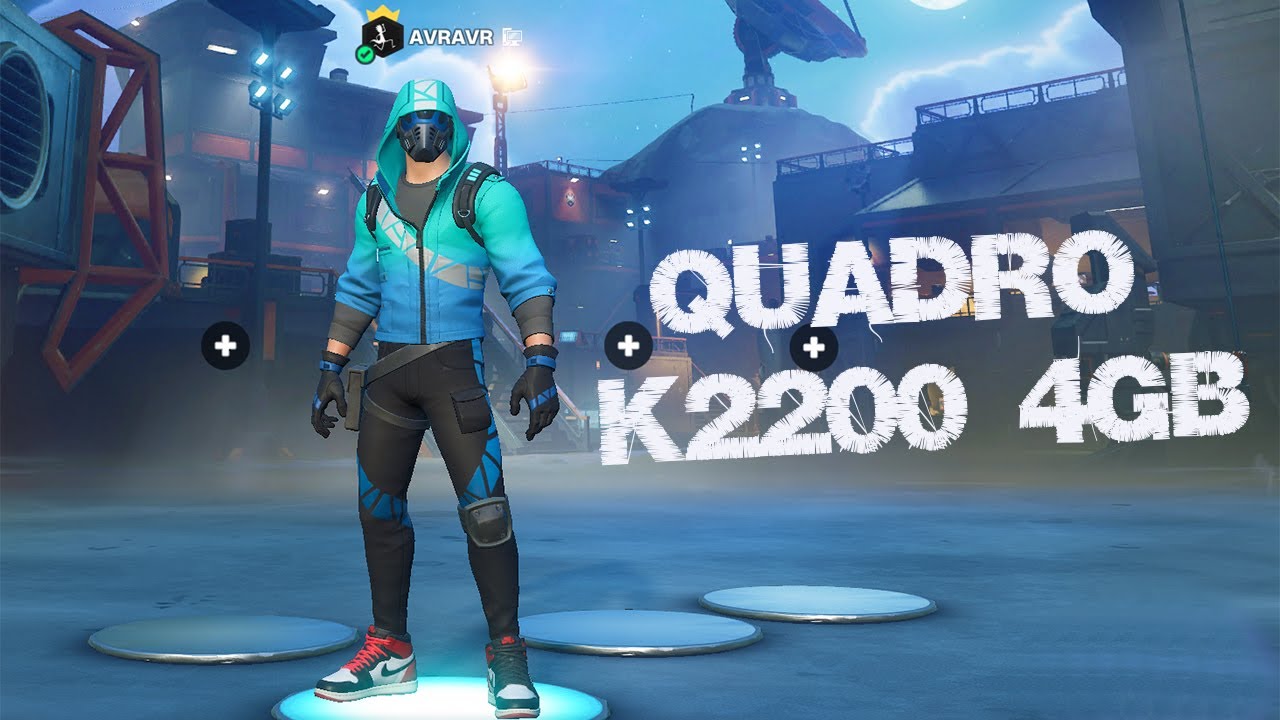 i7-6700 with Quadro K2200 4Gb Fortnite Performance 1080p (Far view) FPS test gameplay