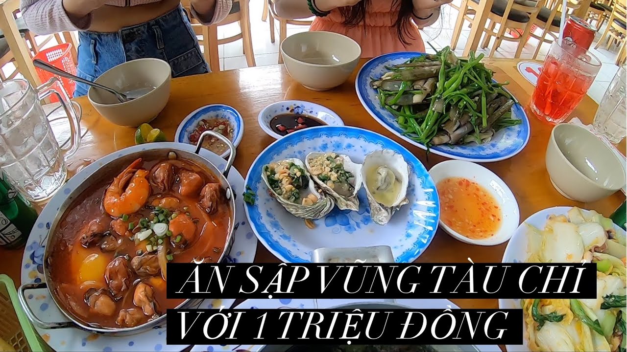 Ăn Sập Vũng Tàu Với 1 Triệu Đồng | Yoona F & C | Vũng Tàu |  Travel Vlog