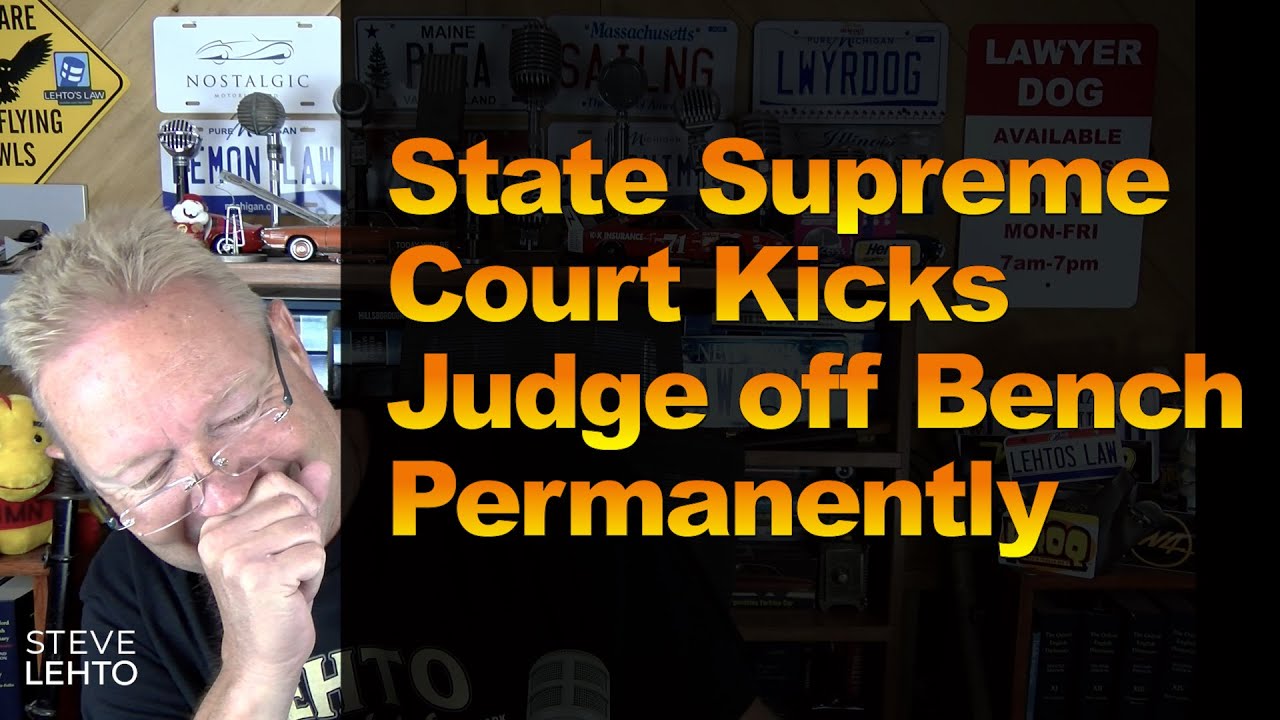 State Supreme Court Kicks 'Tyrant' Judge off Bench Permanently