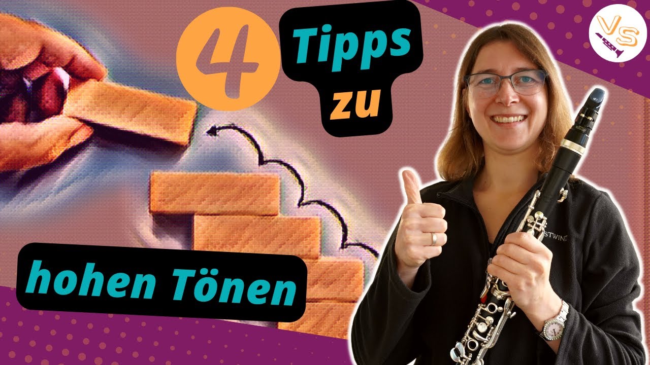 Hohe Töne auf der Klarinette verbessern - 4 Tipps