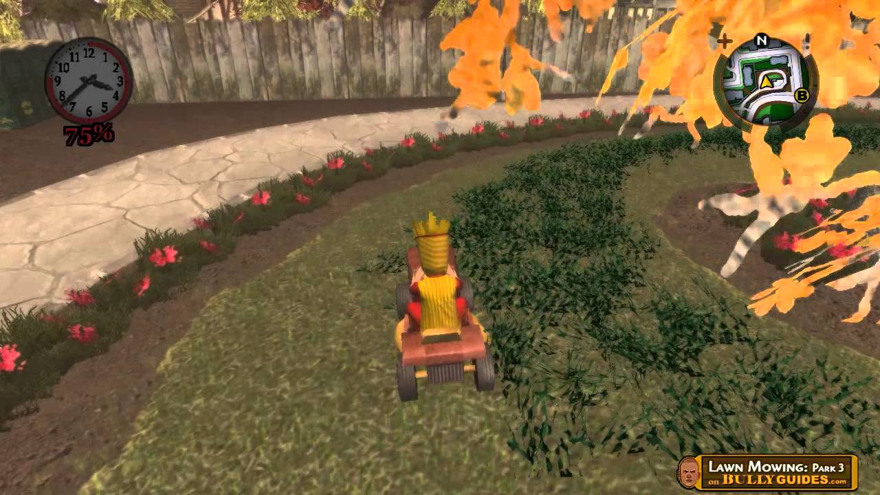 Lawn Mowing: Park 3 - Bully: Scholarship Edition