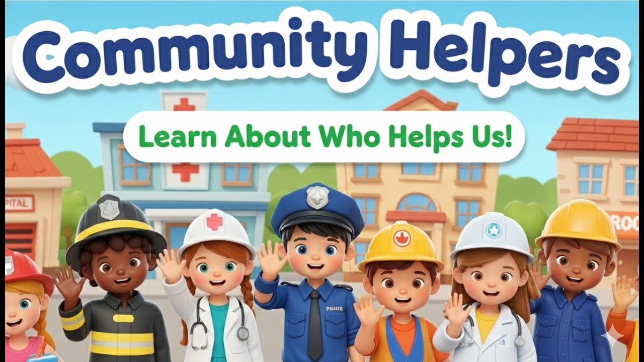 Community Helpers for Kids | Learn 50 Most Famous Community Helpers & Their Jobs #communityhelpers