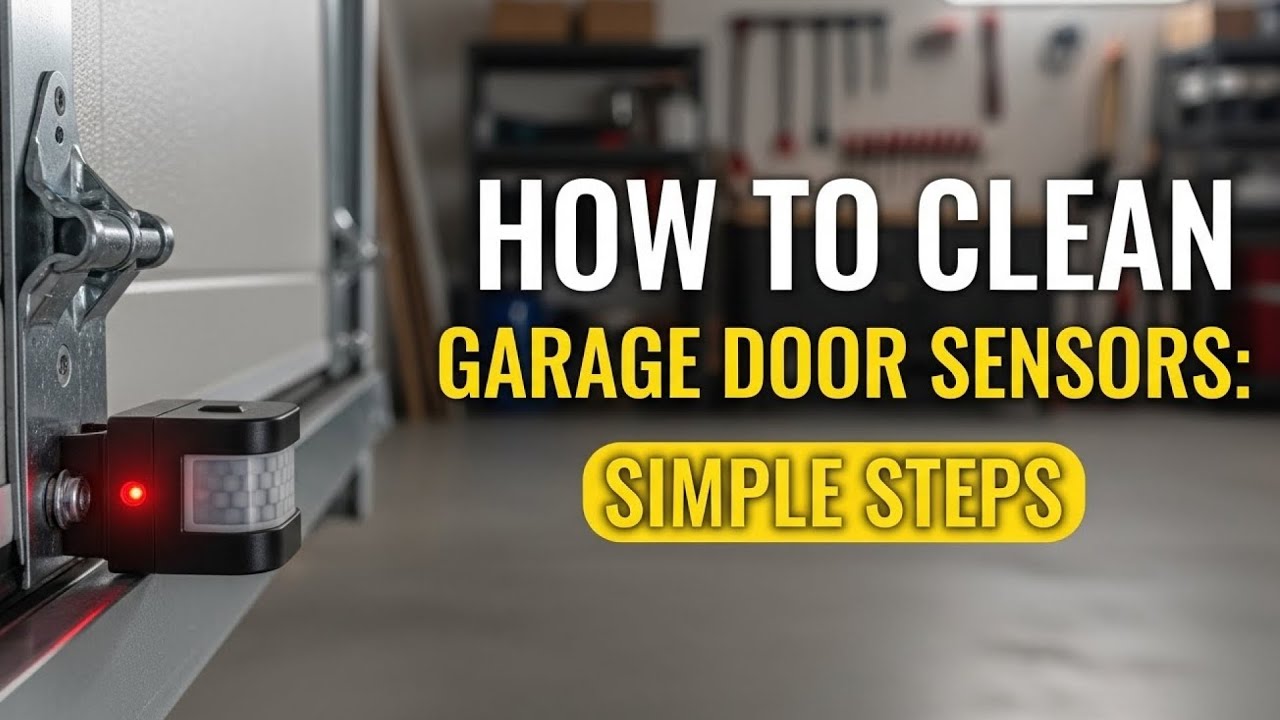 How to Clean Garage Door Sensors: Simple Steps