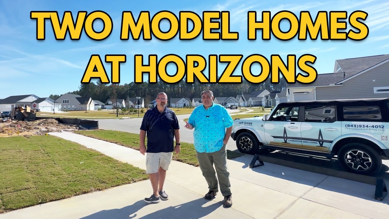 Two Model Homes YOU WILL NOT SEE on Model row at Horizons at Summers Corner in Summerville SC