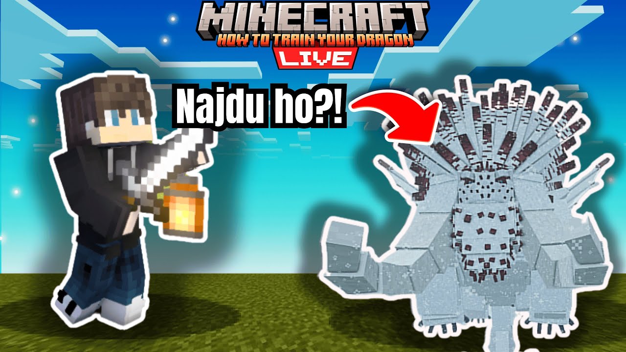 NAJDU ALFA DRAKA?! 🐲 | Minecraft HTTYD LIVE