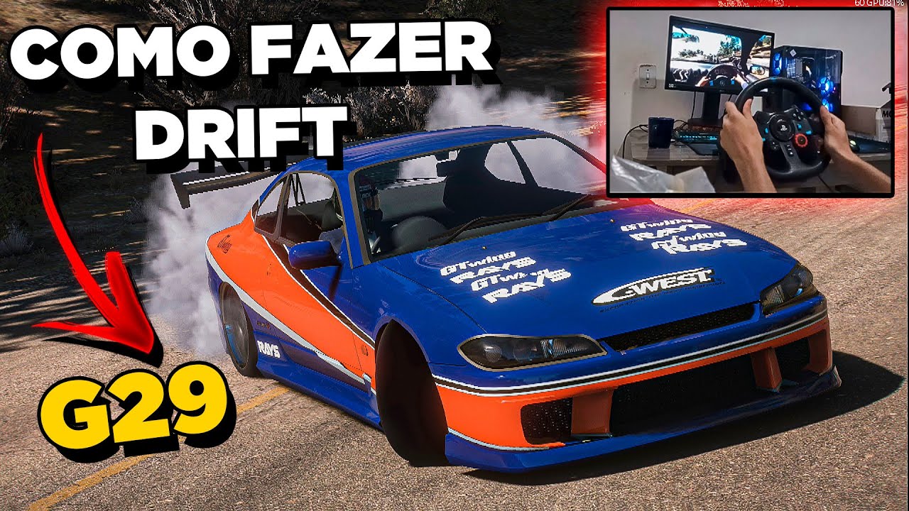 DICAS DE COMO FAZER DRIFT NO FORZA HORIZON 5 ! com VOLANTE G29 G27