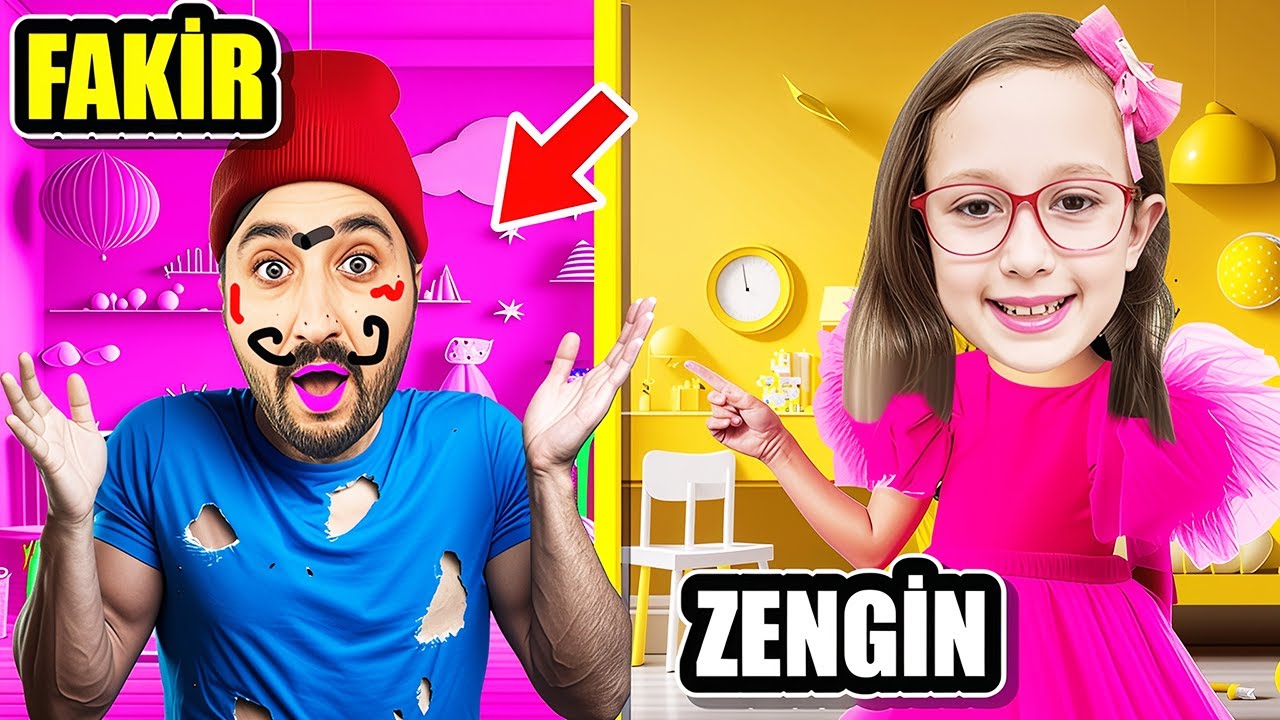 ZENGİN FAKİR !! BAHAR ZENGİN OLDU BABASI FAKİR BAHAR BABASININ TİŞÖRTÜNÜ YIRTTI !! 