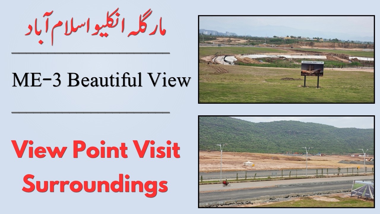 Margalla Enclave Visit From View Point Visit Surroundings | @Nexus Estate TV |