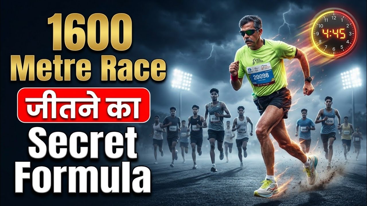 1600 m race under 5 minutes | Complete guidance for Police Army,Para Military Jobs | Race Strategy
