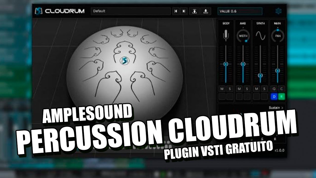 Amplesound Percussion Cloudrum - O instrumento virtual gratuito mais 