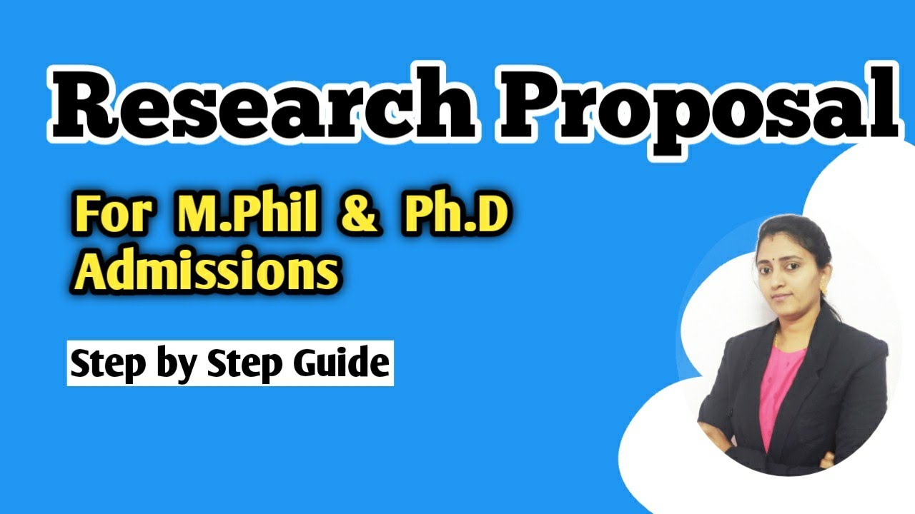 Research Proposal for M.Phil & Ph. D Admissions - By Dr. Rekha's EduGrit