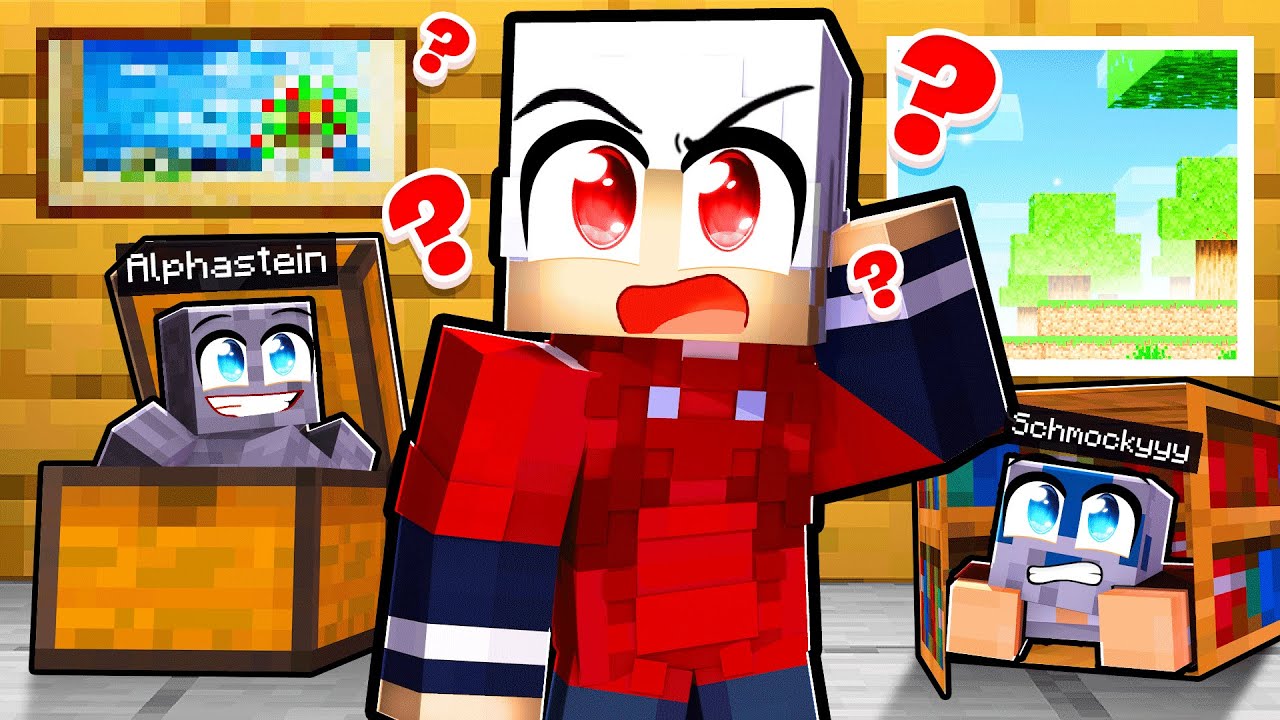 XXL MINECRAFT HELDEN HIDE AND SEEK! (mit Alphastein, Schmockyyy, Gambo & T0byte)