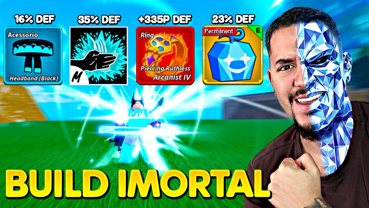 Montei a Build com a DEFESA mais FORTE e Testei no Pvp do Blox Fruits! 😱