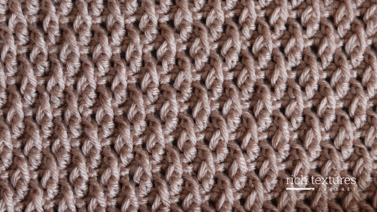 Alpine Stitch Crochet Pattern | How To Crochet | Beautiful crochet stitch for blankets and cardigans