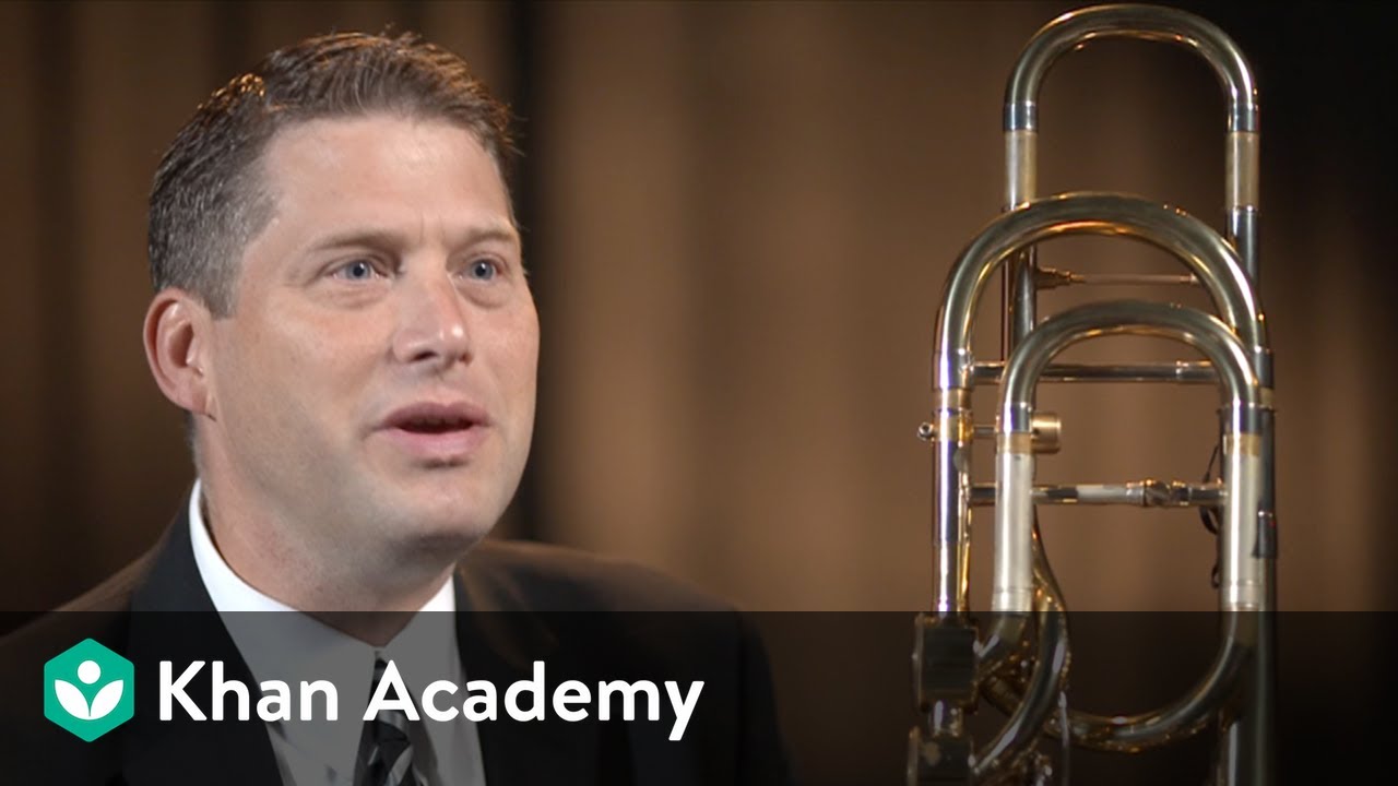 Bass Trombone: Interview and demonstration with Denson Paul Pollard | Music | Khan Academy