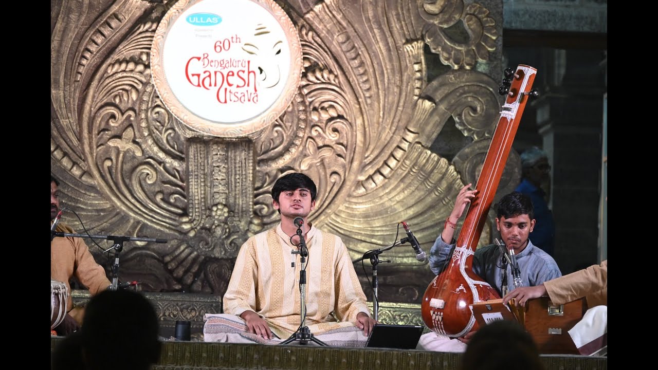 Aniruddh Aithal | Bhakti Sangeetha | 60th Bengaluru Ganesh Utsava 2022