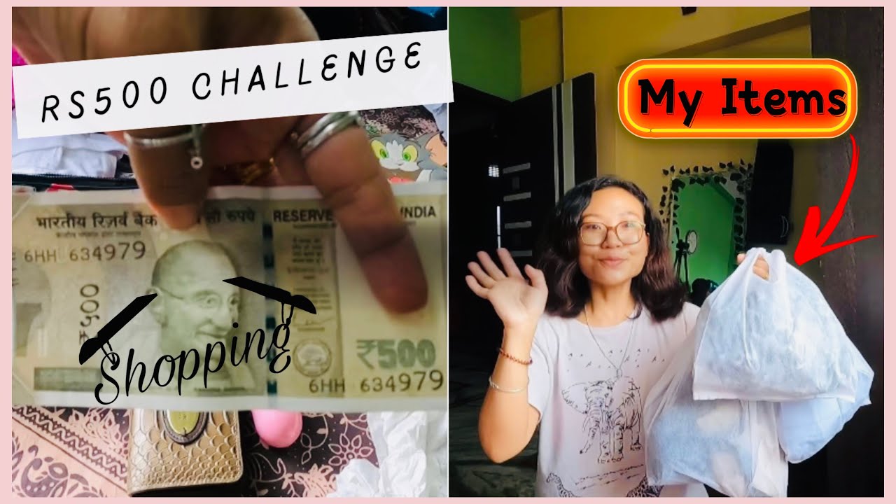 Rs500 Challenge Ko Items || Nike Socks For Rs 60 😜 & Earrings For Rs 50 😍