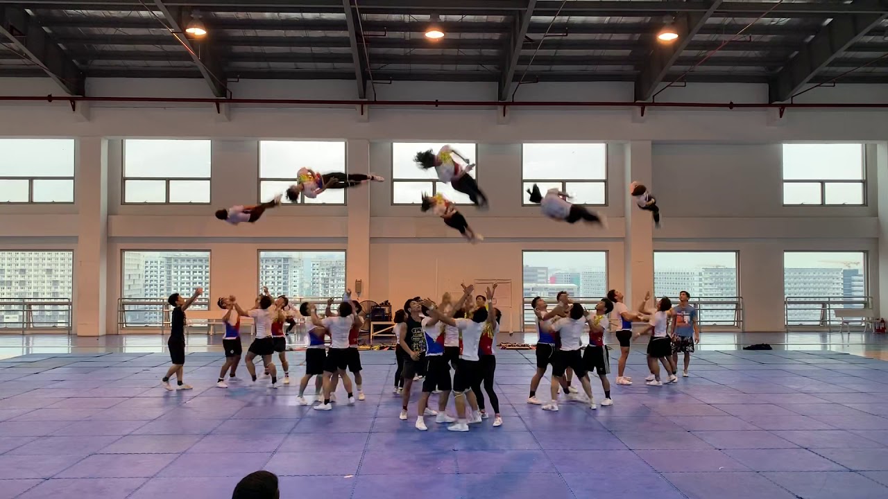 NU Pep Squad Rehearsal Video 11-10-19