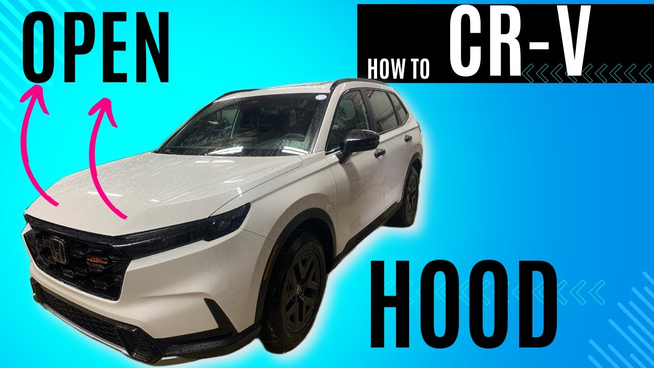 Как открыть капот на Honda CR-V 2023-2026