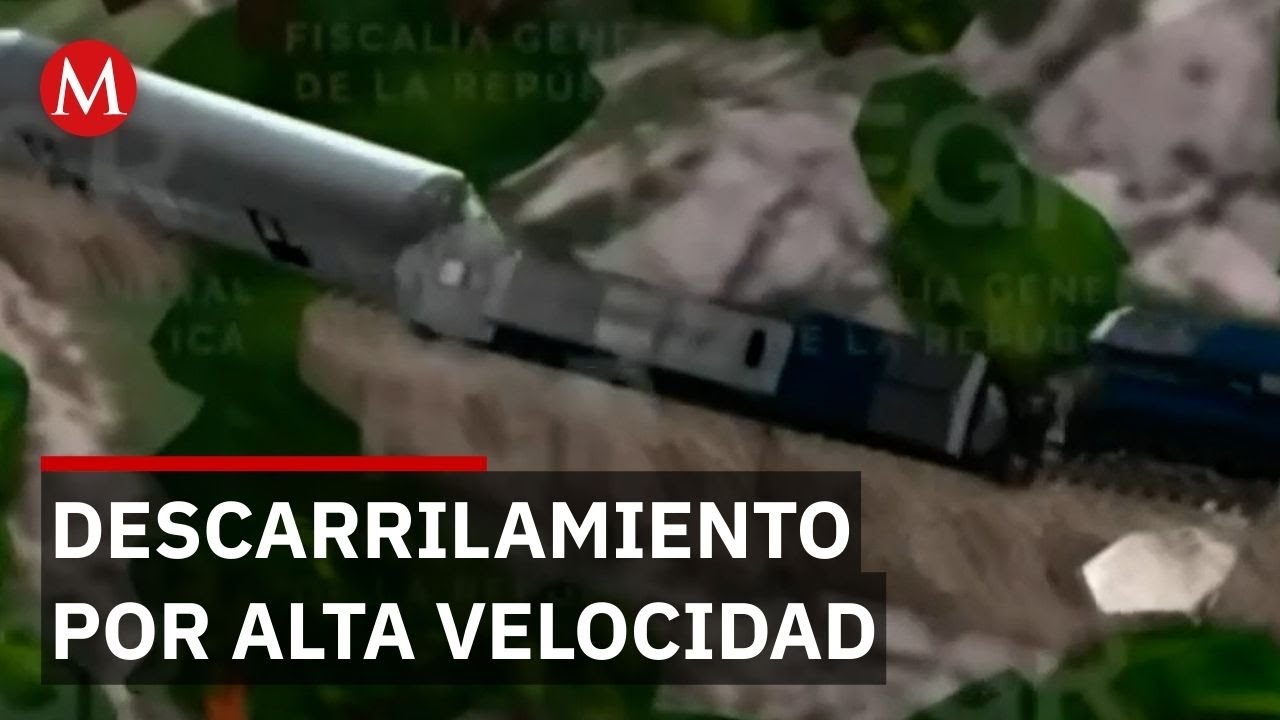 Fiscal&iacute;a confirma exceso de velocidad en descarrilamiento del tren interoce&aacute;nico