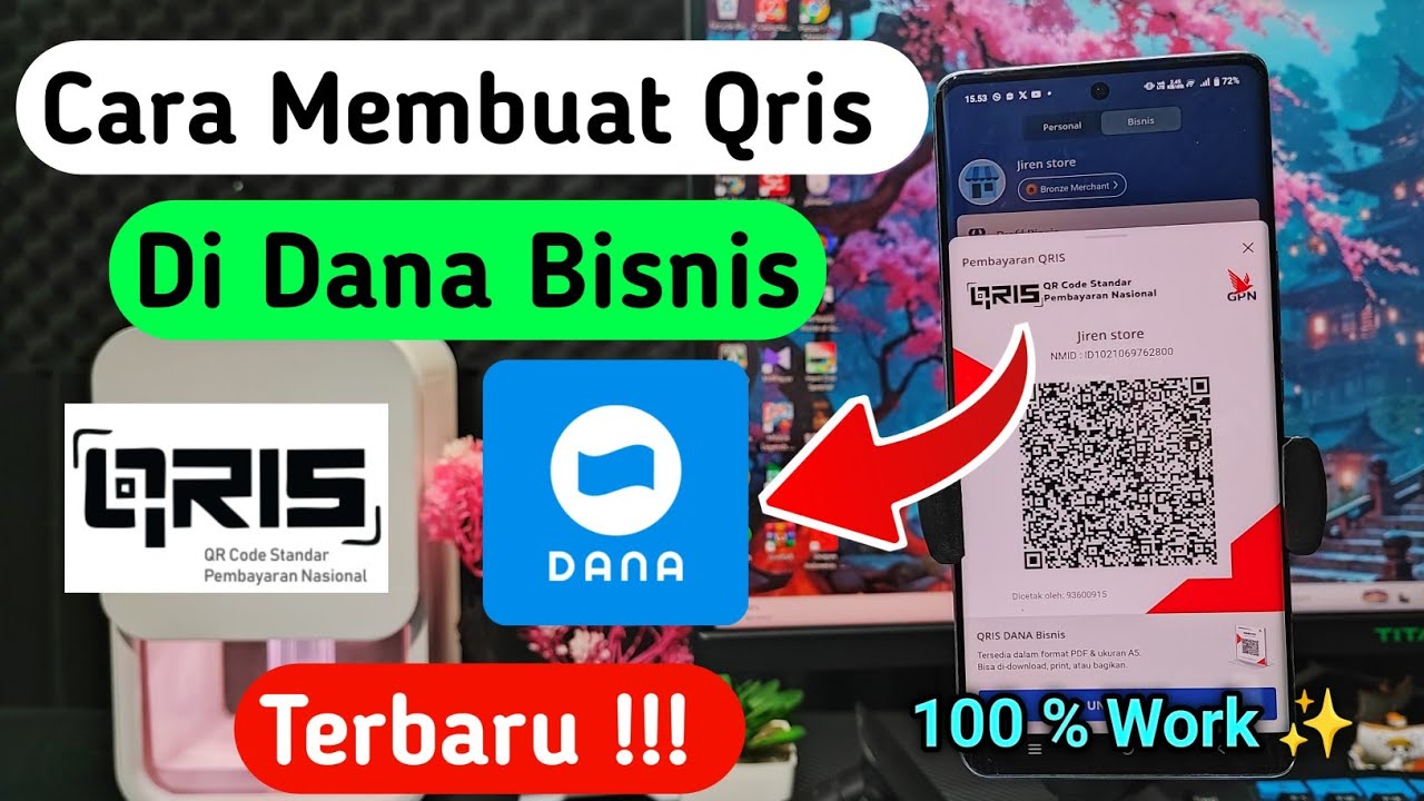 Cara Membuat QRIS di Dana || Bisa Menerima Semua Pembayaran