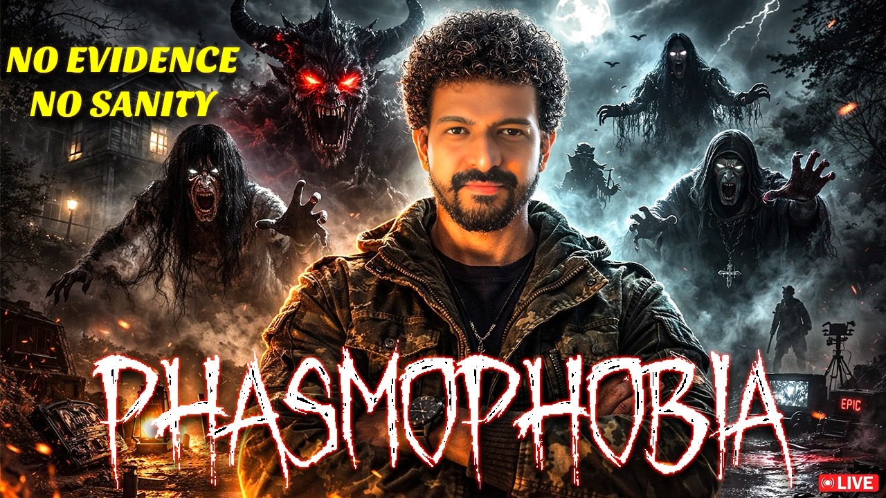 Ghost Hunting With 0 Evidence and 0 Sanity 😱 | Phasmophobia LIVE
