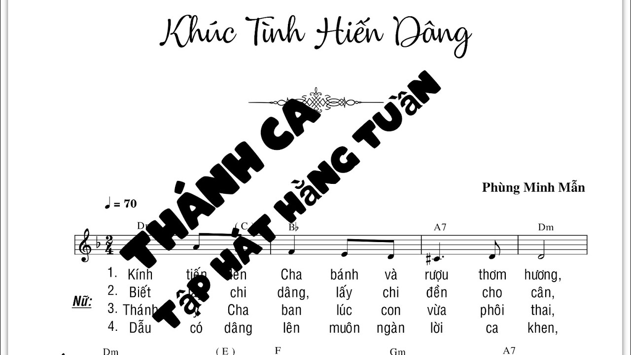 Khúc Tình Hiến Dâng - Phùng Minh Mẫn #thanhcataphathangtuan
