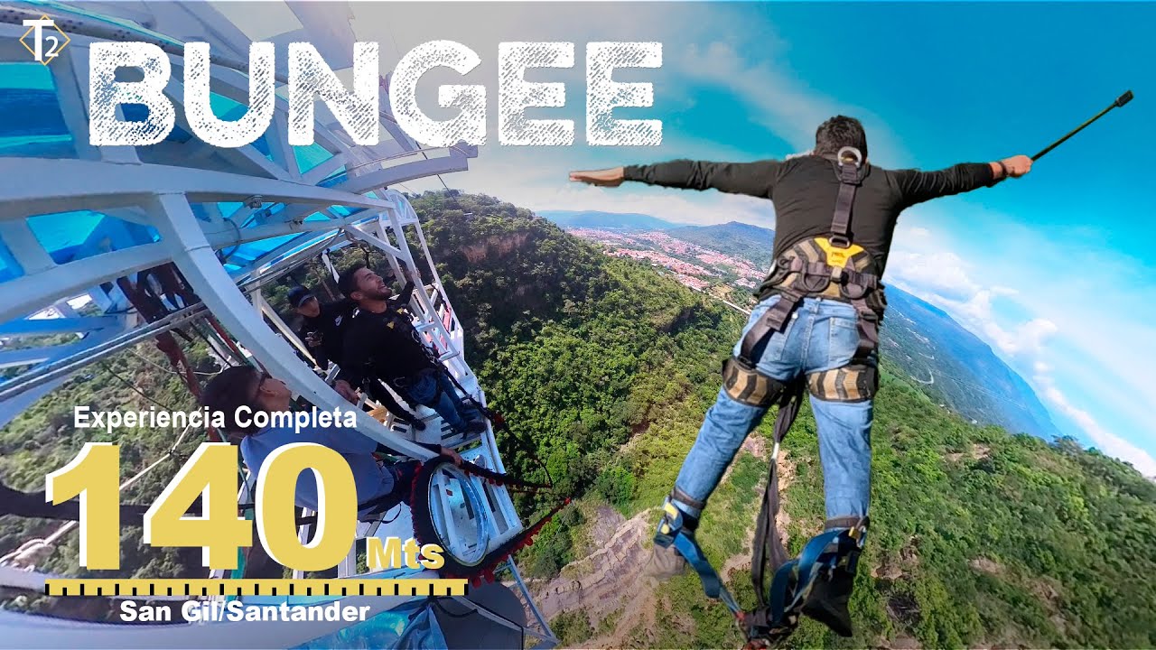 SALTANDO al vacío 140metros, así es el BUNGEE más Alto de Sudamérica, experiencia completa | Epis 39