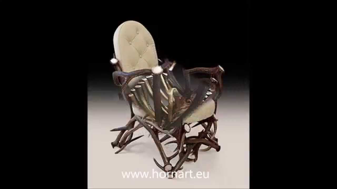 Furniture with antlers and antler products