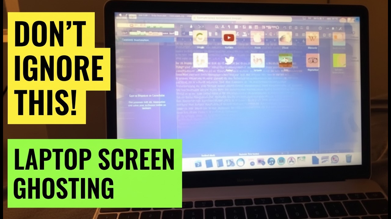 Laptop Screen Ghosting & Color Issues? Fix It Like a Technician!