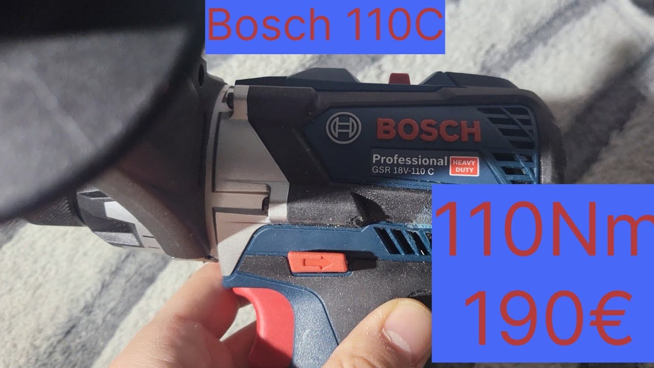 Bosch 18V 110C Akkuschrauber Test und Vergleich