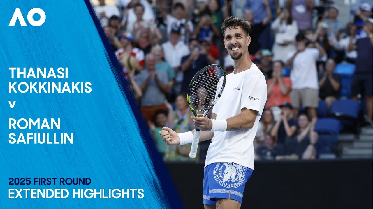Thanasi Kokkinakis v Roman Safiullin Extended Highlights | Australian Open 2025 First Round