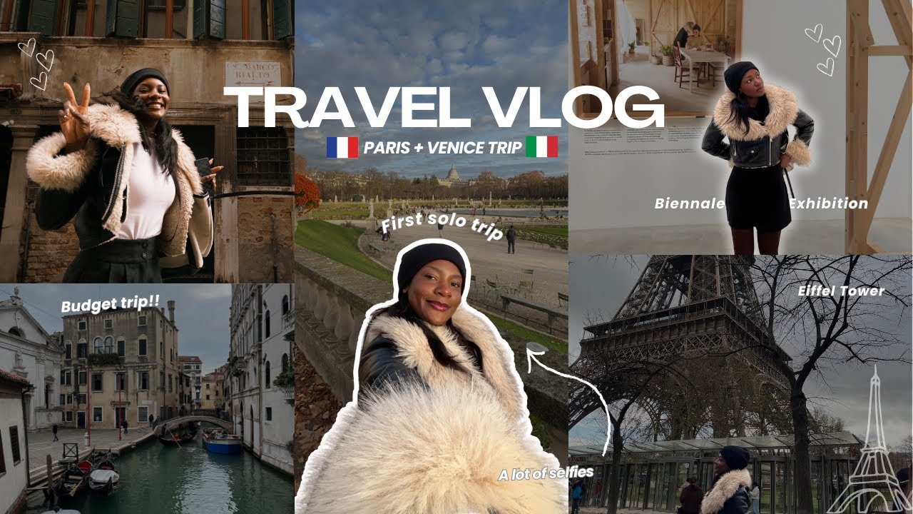 My First SOLO Trip to Paris 🇫🇷 | Study Trip to Venice 🇮🇹| Life of an extroverted introvert 😅