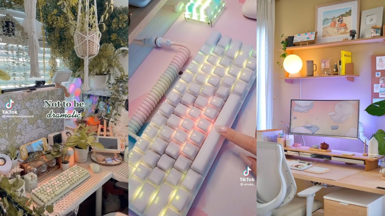✨cozy & aesthetic desk setups✨