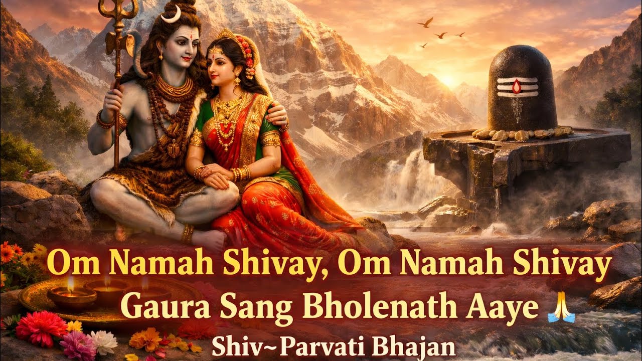 Om Namah Shivay 🙏 | Gaura Sang Bholenath Aaye | Shiv Parvati Bhajan