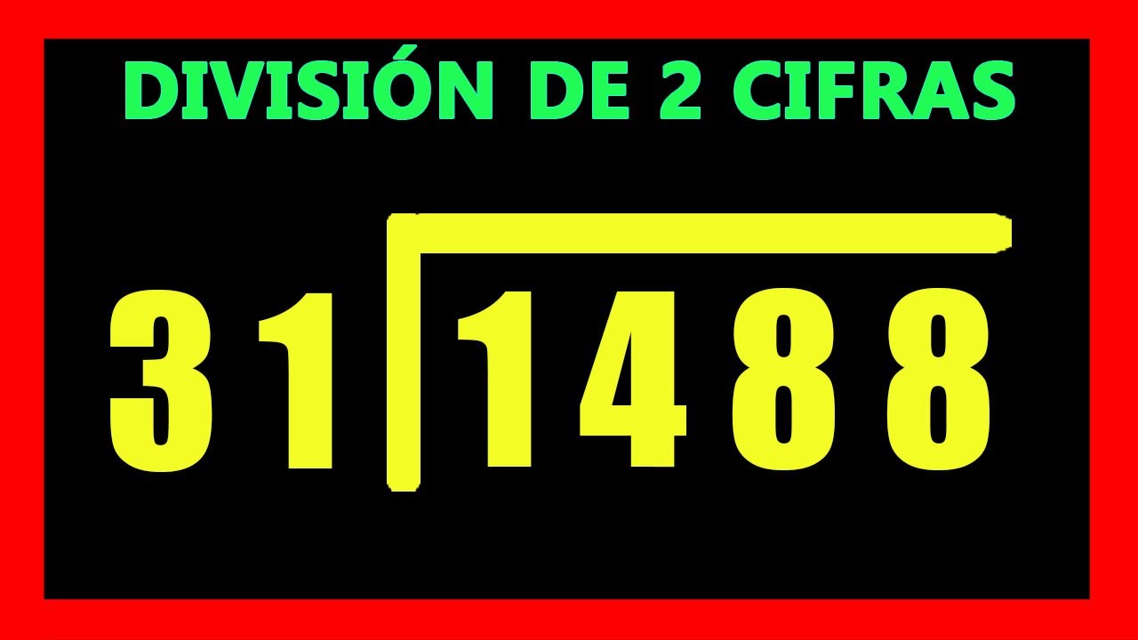 ✅👉 Divisiones de 2 cifras afuera y 4 adentro
