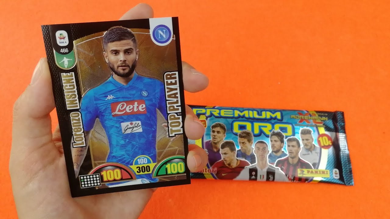 INSIGNE TOP PLAYER!! Apertura BUSTINA PREMIUM ORO Adrenalyn XL 2018-19
