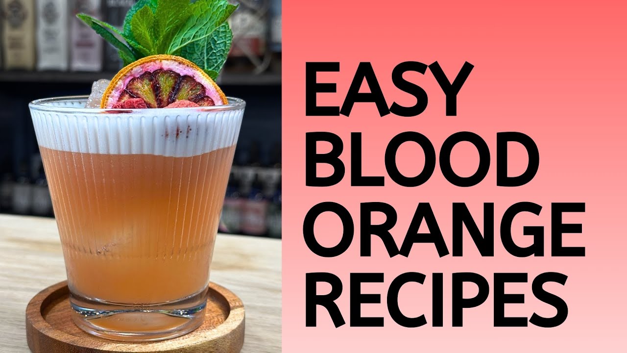 5x Blood Orange Cocktails | From Spicy to Tropical