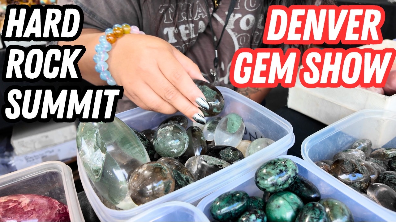 Denver Gem Show 2025 | Hard Rock Summit | Day 3 | Crystal Shop with me!