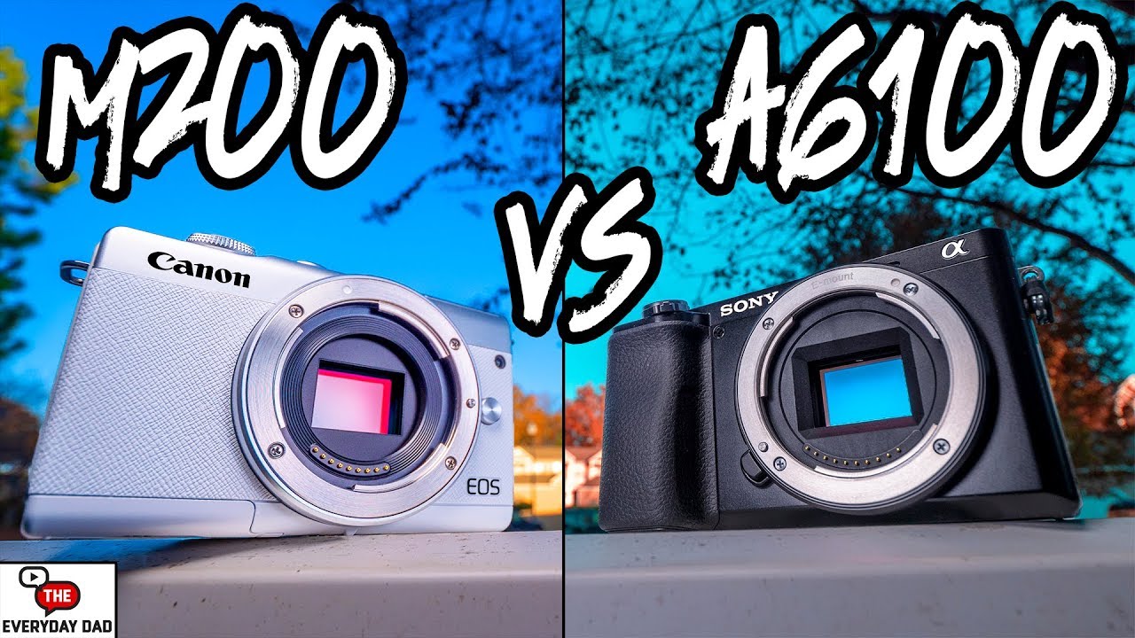 What's the BEST Entry Level 4K Mirrorless Camera? Sony A6100 VS Canon M200