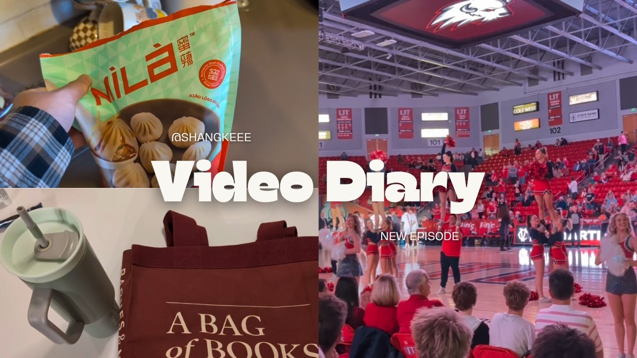 Video Diary | 小笼包、篮球赛、火锅趴和新手机 | 新手机的颜色真的美