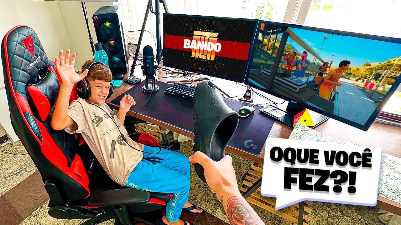 Criança Joga Gta Rp Na Conta Do Pai e Foi Expulso Da Cidade