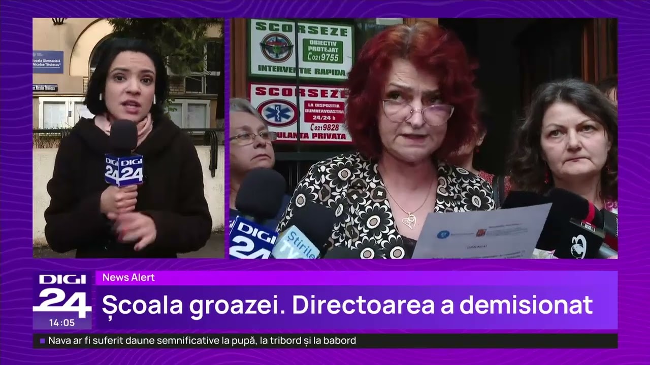 Directoarea școlii Nicolae Titulescu din București și-a dat demisia