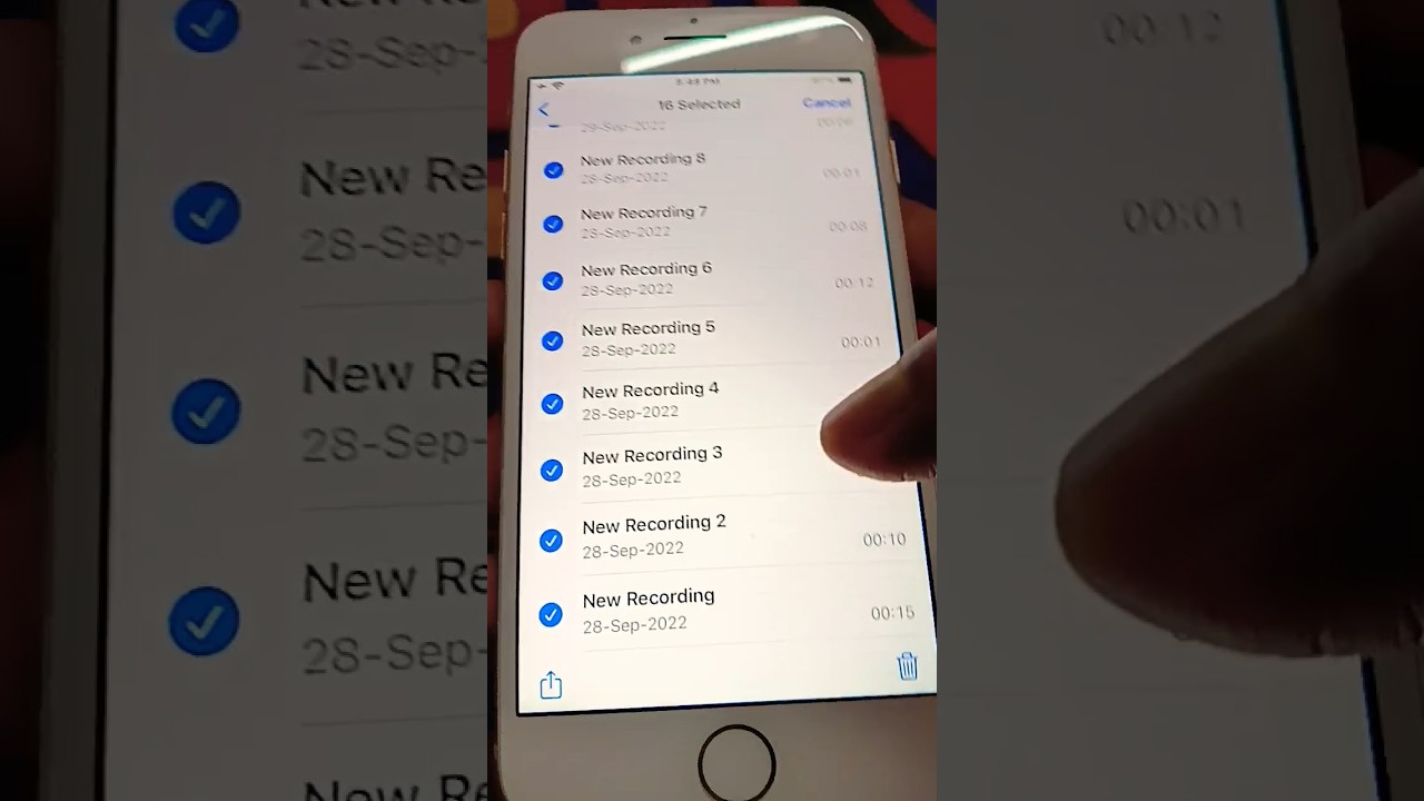 How to Delete Voice Recording on iphone