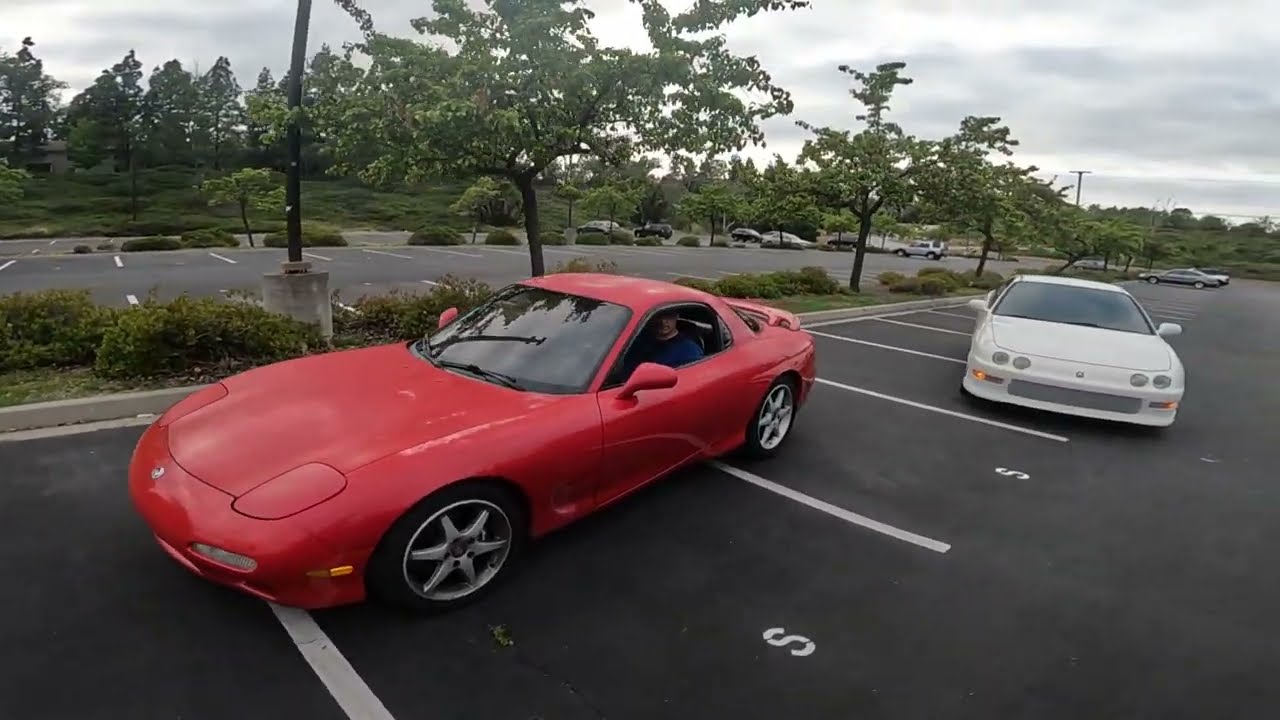 Mazda RX-7 FD x Acura Integra Type-R High RPM's and Nasty Pulls POV Driving