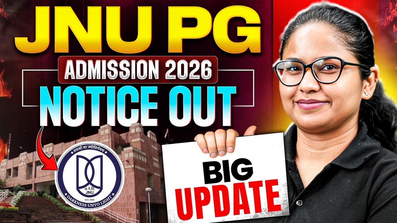 JNU PG Admission 2026 | Official Notice Out | JNU PG 2026 Admission Alert 🚨