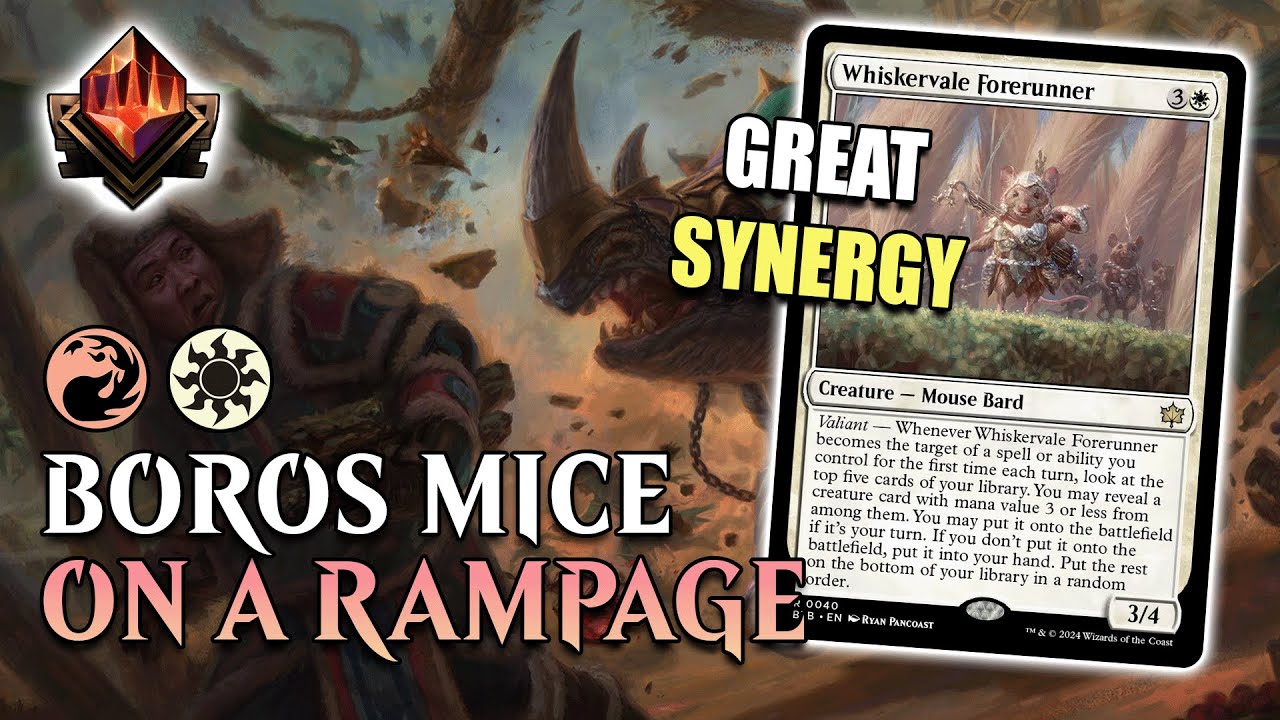 🔥☀️ BOROS MICE GO ON A RAMPAGE WITH THIS NEW CARD | MTG ARENA Standard OM1 Trough the Omenpaths SPM
